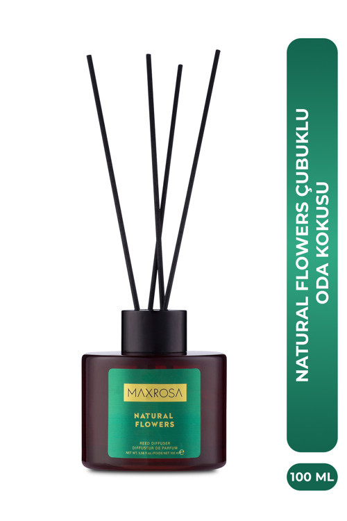 Maxrosa Natural Flower Reed Diffuser Çubuklu Oda Kokusu 100 ml