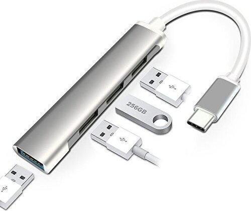 Type - C 3.1 4 Girişli USB Çoğaltıcı Hub