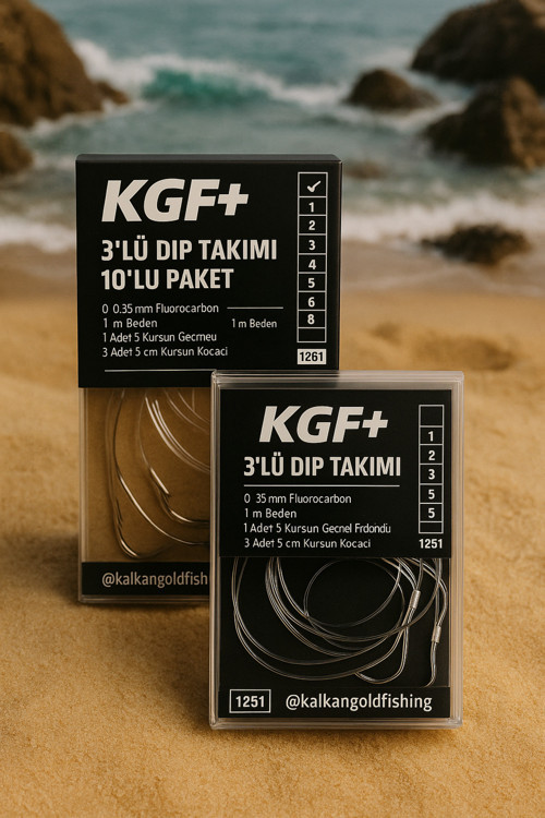 Kgf Hunterdepth 3 Rig 10’Lu Dip Takımı No:1