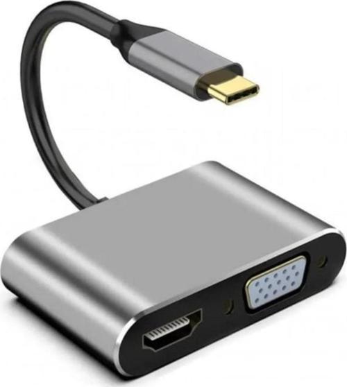 Type C 4 in 1 4K Hdmi- Vga-Usb 3.0-87w Type c Dişi