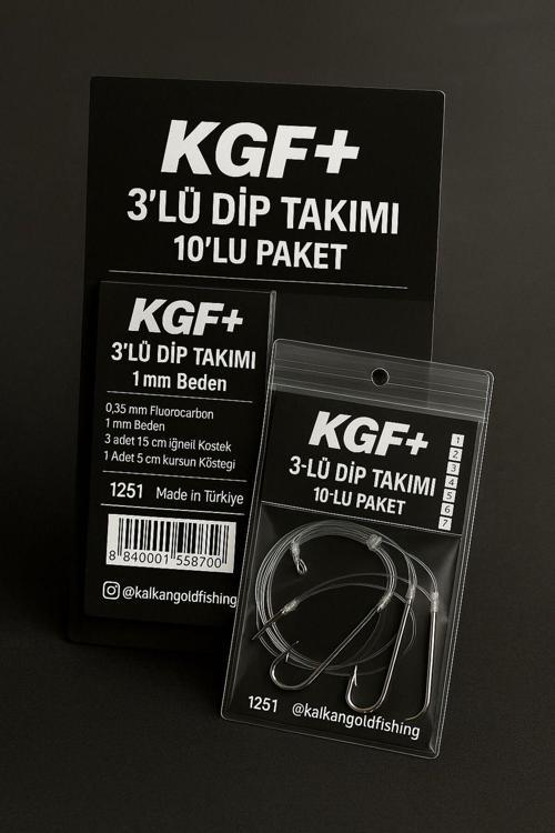 Kgf Hunterdepth 3 Rig 10’Lu Dip Takımı