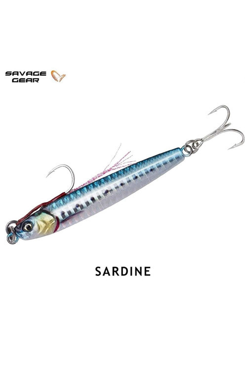 3D Jig Minnow 20 Gr 7,5 Cm Suni Yem Sardine Php