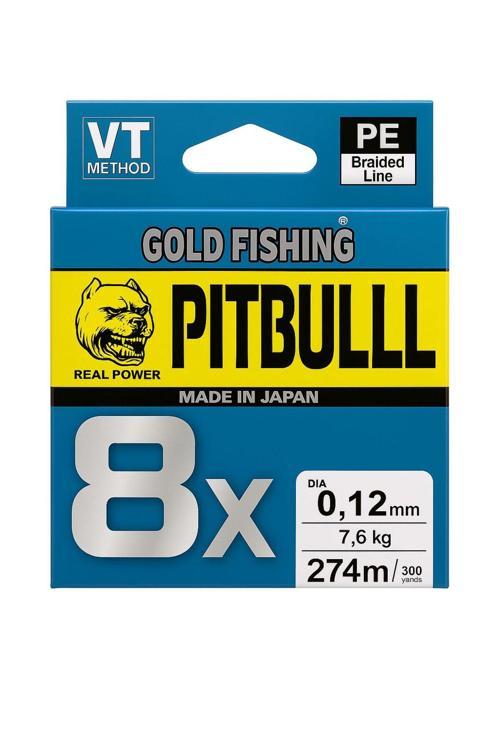 Gold Fıshıng Pıtbulll 8X Pe Örgü Misina – 274 M
