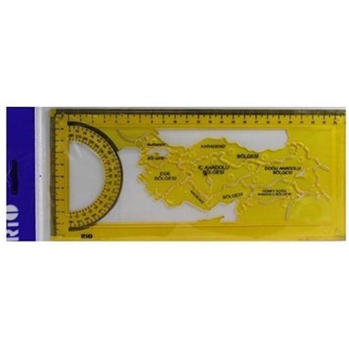 Türkiye Haritası Şablonu 25 CM Sarı 804