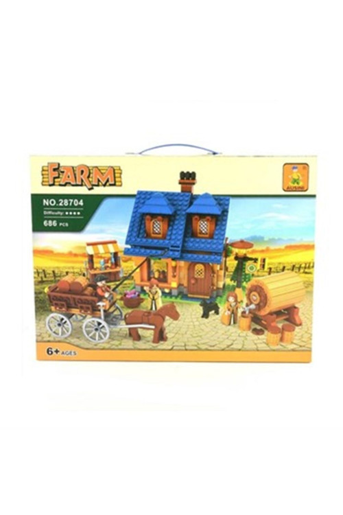 Lego Bricks 686 Parça Çiftlik Seti