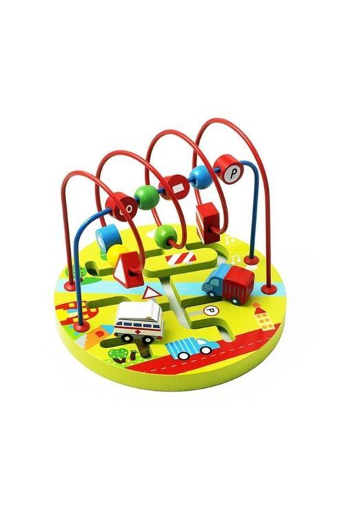 Ahşap Mini Cadde Eğitici Ahşap Oyuncak