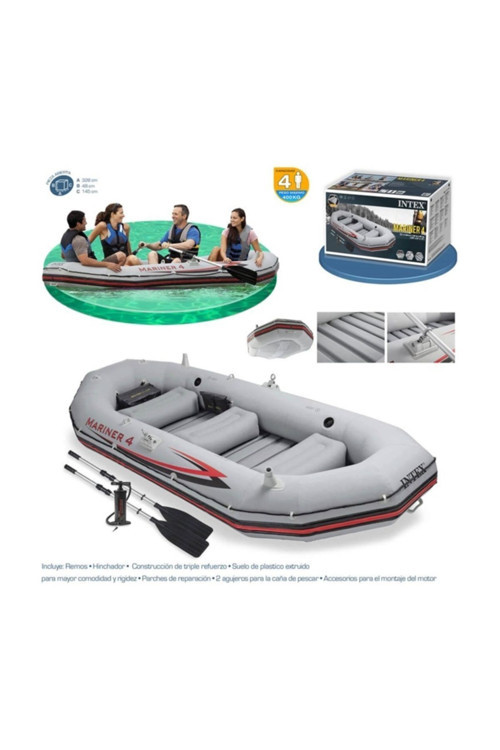 Intex Mariner 4 Bot Set 320 Kg 328X145X47 Kürek-Pompa 68376