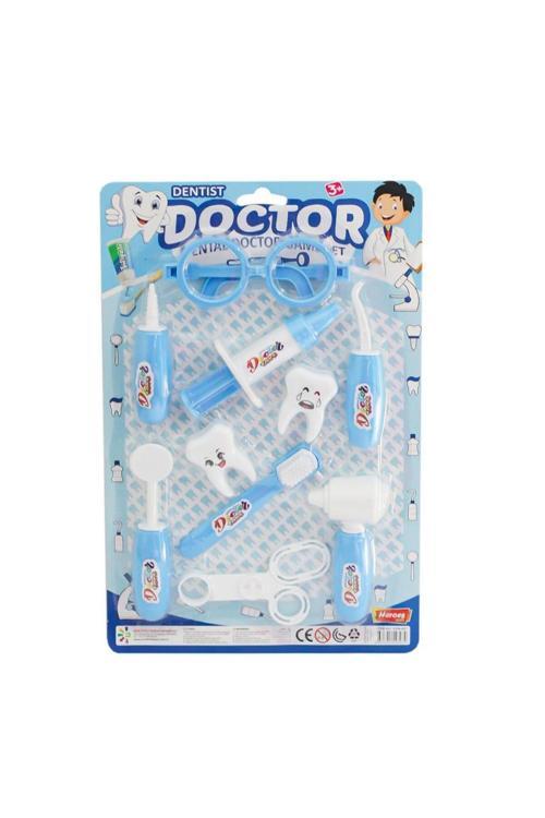 Ern-897 Heroes Toys Kartela Erkek Dişçi Oyun Seti