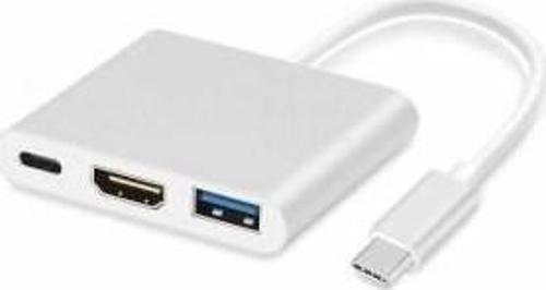 TYPE C TO 4K HDMI -USB 3.0-PD 3.0 60W TYPE C ÇEVİRİCİ