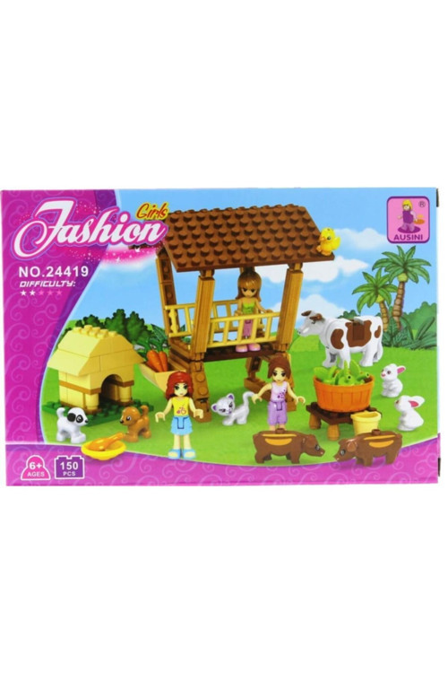 150 Parça Fashion Girls Çiftlik Evi Lego Seti