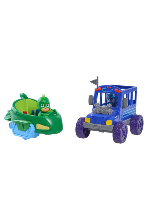 İyiler Ve Kötüler Araçlar Gekko Mobile Ve Night Ninja'S Bus