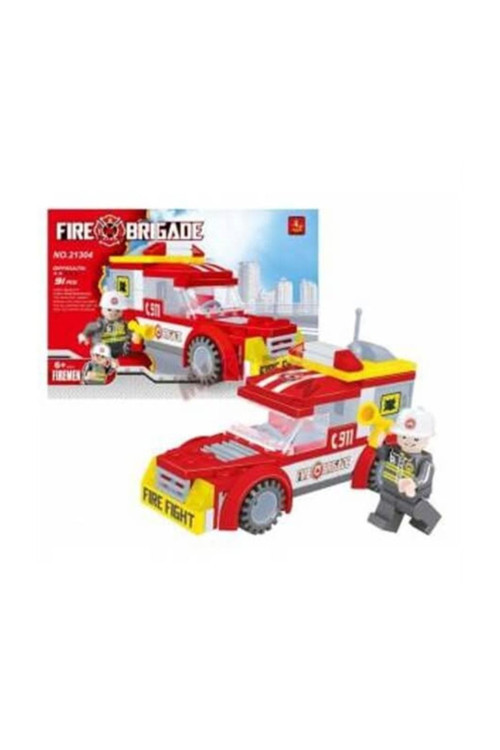 Lego Bricks 91 Parça İtfaiye Seti