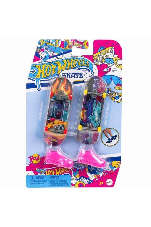 Skate Retro Temalı İkili Parmak Kaykay Ve Ayakkabı Paketleri Hxl21