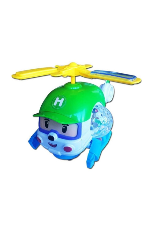 Disko Işıklı Helikopter