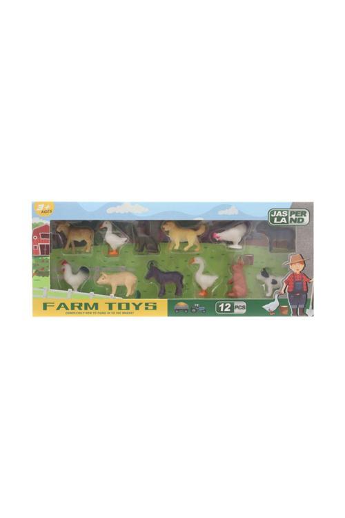 Farm Toys 12 Parça Çiftlik Hayvan Seti