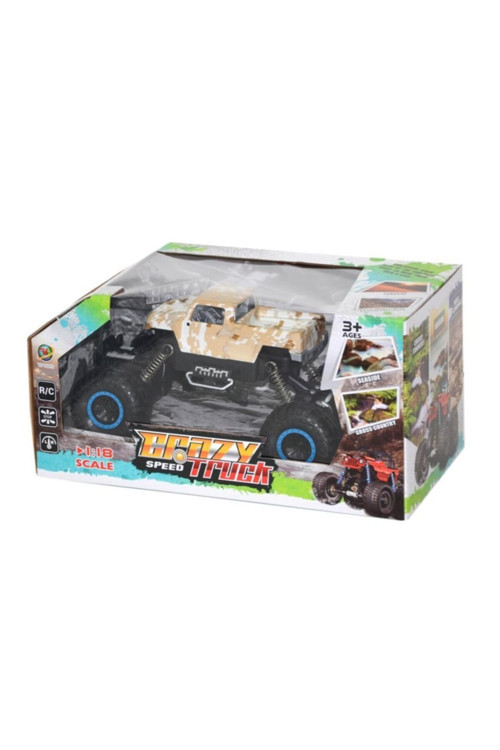 Yd18B-6/7 Crazy Speed Truck Kumandalı Şarjlı Kamuflaj Jeep