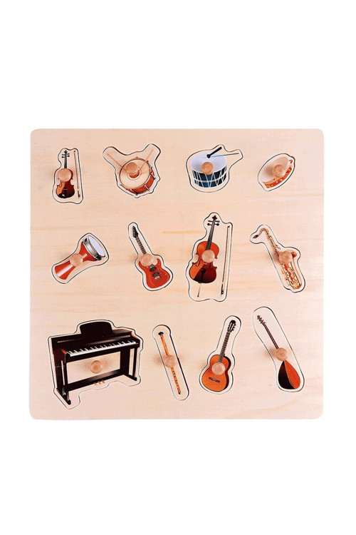Ahşap Puzzle Müzik Aletleri 30X30