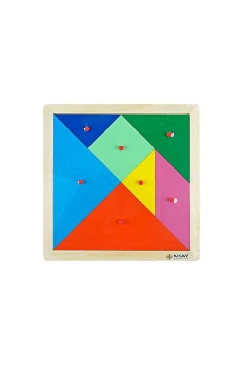 Ahşap Puzzle Tangram 30X30