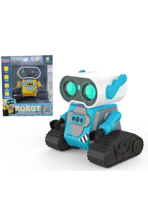 Uzaktan Kumandalı Full Fonksiyon Şarjlı 2.4G Robot Araba Mavi