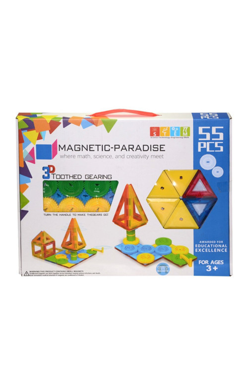 Manyetik Eğitim Seti 55 Parça Kzl-Fyd1807-17