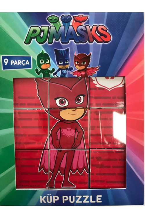 Pj Mask 9 Parça Küp Puzzle Utk-10139