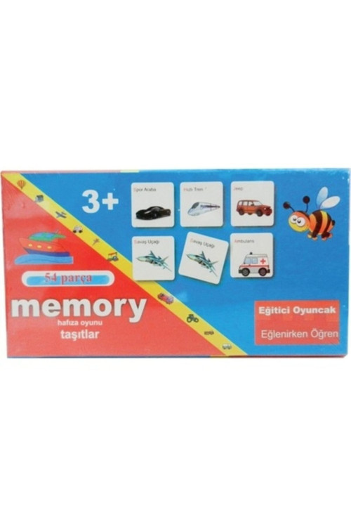 Memory 54 Parça Hafıza Oyunu Taşıtlar