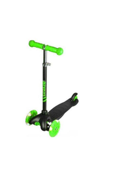 Işıklı Mini Scooter Yeşil