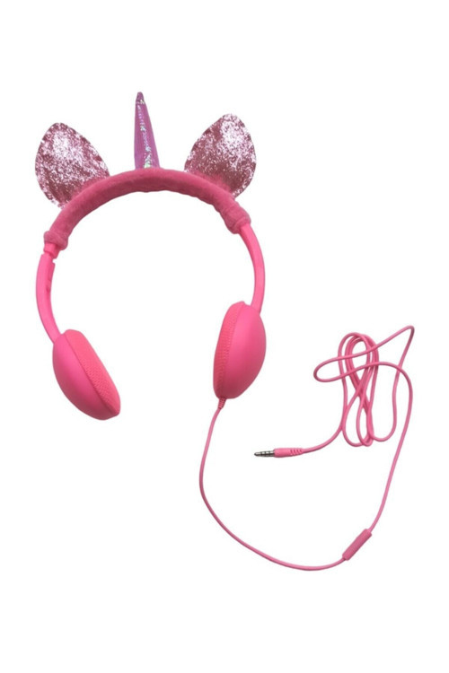 Unicorn Mikrofonlu Kulaklık Fuşya