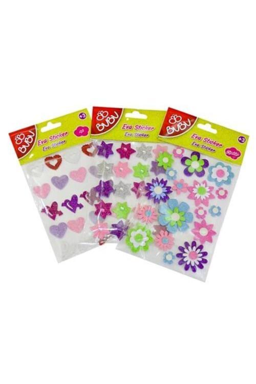 Bu-Bu Sticker Eva Doğa Karışık -Sts021