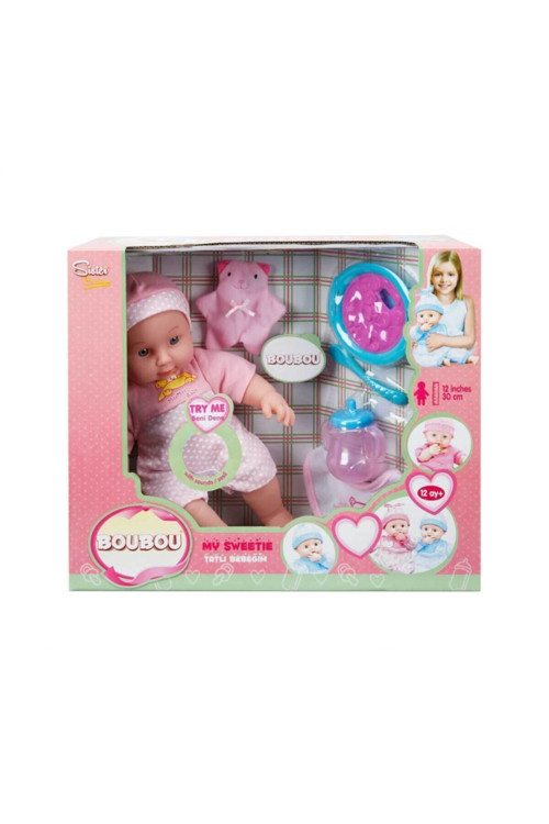 Sesli Tatlı Bebeğim 30 Cm. - Pembe