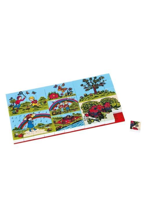 Güçlü Toys Lego Tipi Resimli Puzzle 67 Parça Sonbahar