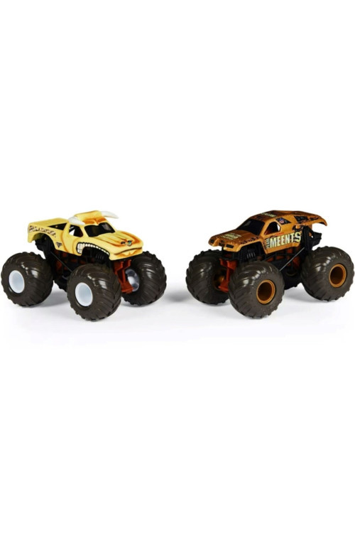 Monster Jam 1:64 Renk Değiştiren Araçlar Bulldozer Vs Team Meents