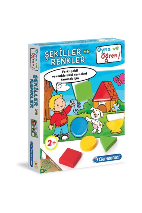 Clementonı Clementoni Oyna Öğren Şekiller Ve Renkler Kutu Oyunu 64236 /