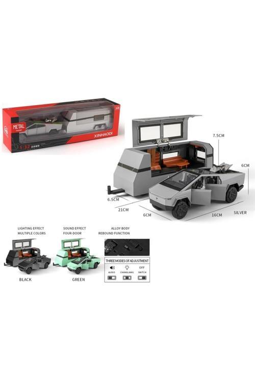 Sesli Ve Işıklı 1:32 Ölçekte Karavan - Vrdtoru Toys