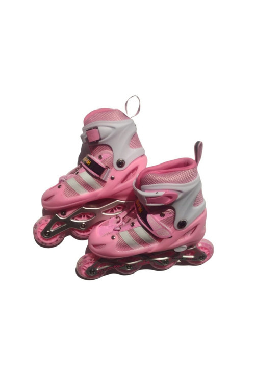 Işıklı Çiftlenebilir Paten L Pembe 39-43
