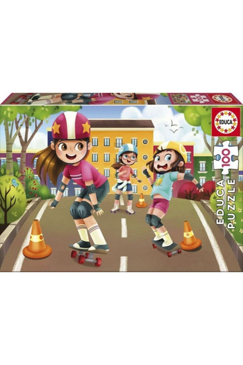Skating 100 Parça Puzzle