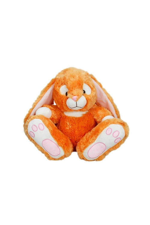 Peluş Tavşan 38 Cm. - Turuncu Peluş Tavşan