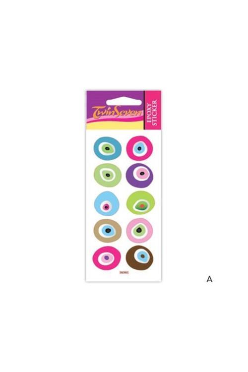 Twin Seven Epoxy Nazar Boncuğu