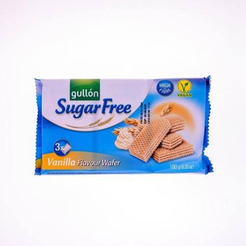 Vani̇lya Krema Dolgulu Şekersi̇z Gofret 180 Gr