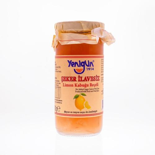 Yeni̇gün Şeker İlavesi̇z Li̇mon Kabuğu Reçeli̇ 290 Gr
