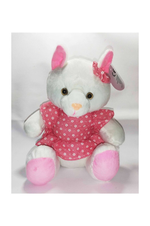 Peluş Kedi 25 Cm 2 Renk Kzl Df S302A