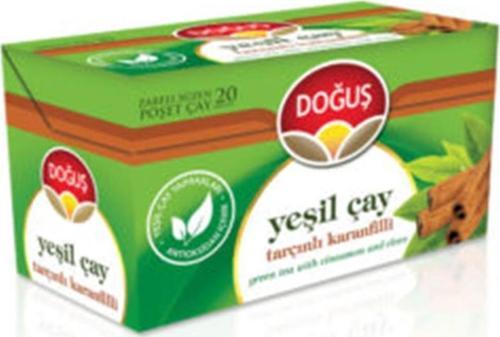 Yeşil Çay Tarçınlı Karanfilli Poşet Çay 20x1.75G