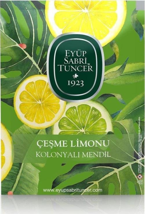 50li Mendil Çeşme limonu Kolonyalı (9,3 x 12,5) Doypack