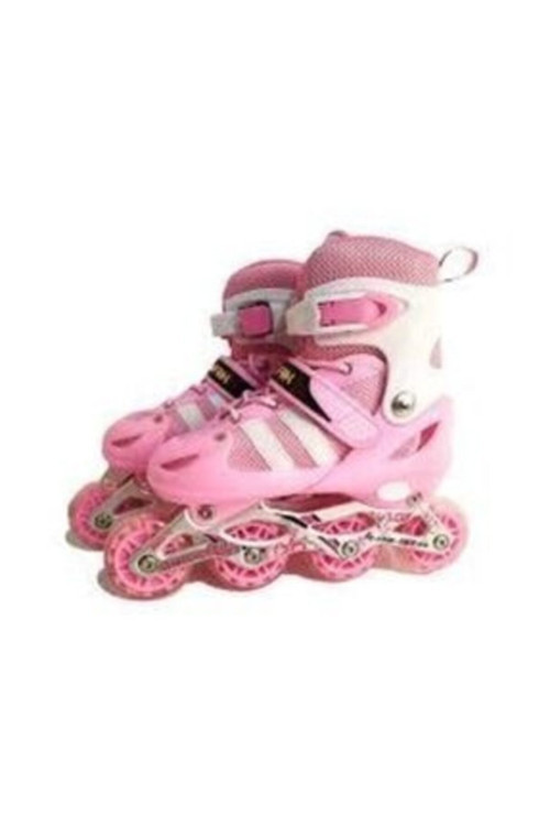 Ayarlanabilir Işıklı Paten 34-38 Pembe