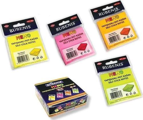 Yapışkanlı Not Kağıdı 76x76 MM Fosforlu Turuncu RPS-102