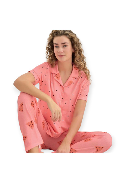 Miss Nilen'S Karpuz Desenli Pijama Takımı