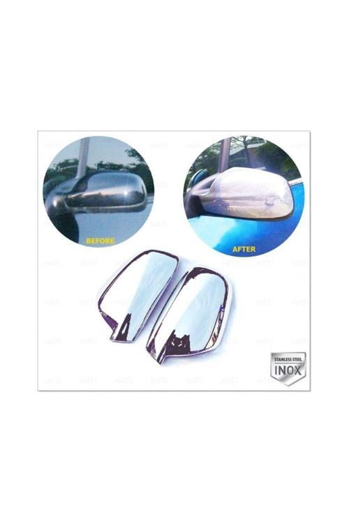 Peugeot 407 Krom Ayna Kapağı 2 Prç. 2004-2010 Paslanmaz Çelik