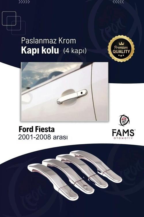Ford Fiesta Krom Kapı Kolu 4 Kapı 2001-2008 P.çelik