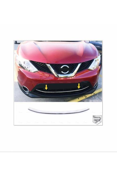 Nissan Qashqai J11 Krom Alt Ön Panjur 2014-2017 P. Çelik