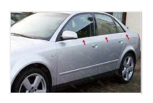 Audi A4 B6 B7 Krom Cam Çıtası 6 Prç 2000-2008 Paslanmaz Çelik